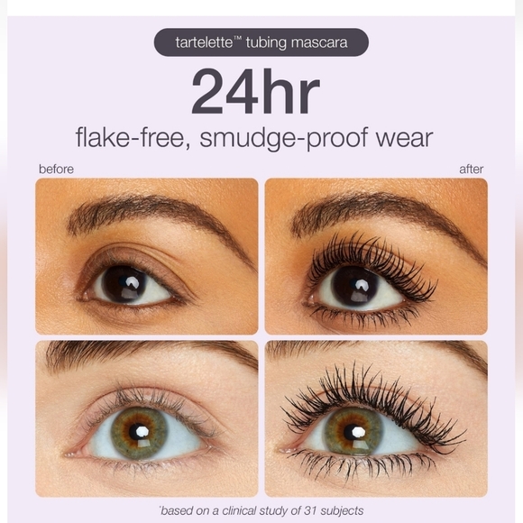 Tarte 7-Piece Limited Ed. Kindness Cafe Tartlette Tubing Must-Haves Vault, New - Picture 3 of 8